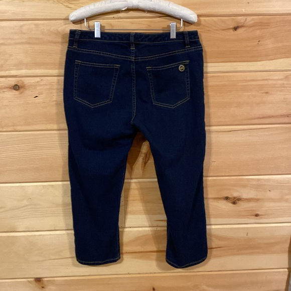 Michael Kors cropped jeans sz 10 - Picture 2 of 5